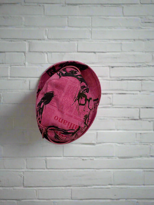 Galliano Gazette Print Hat