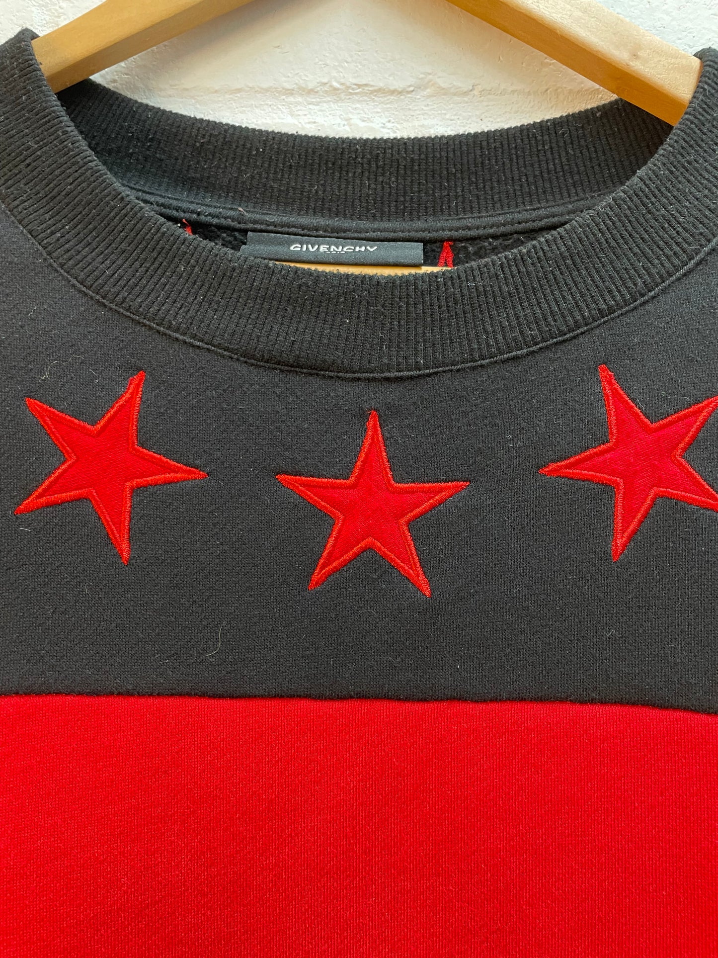 Givenchy Stars And Stripes Red/black Sweatshirt