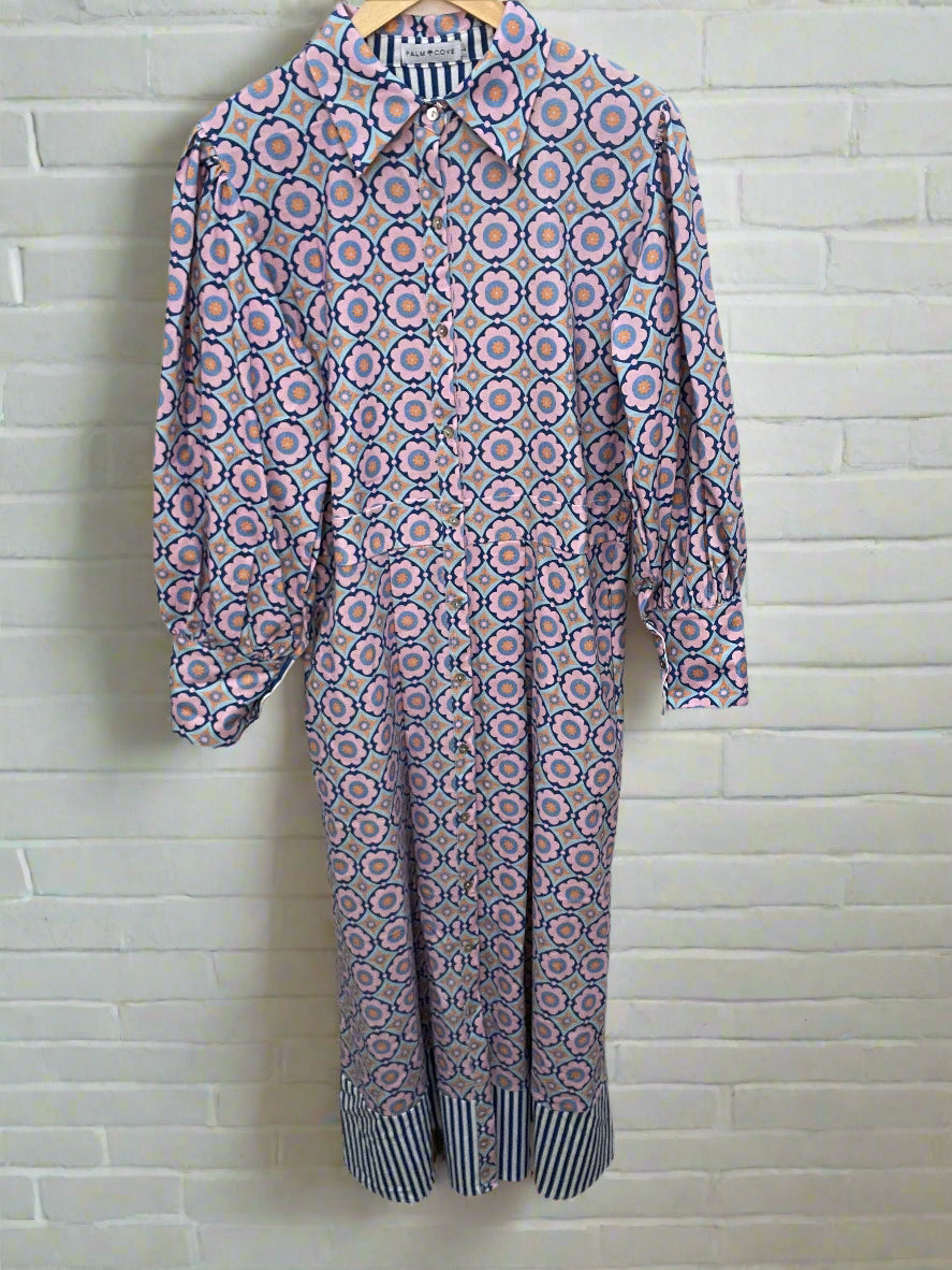 Palm Cove “Megan” Dress in Retro Revival Print BNWT