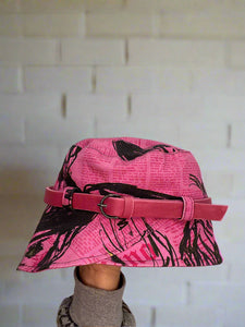 Galliano Gazette Print Hat