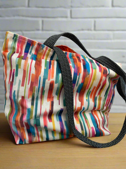 Candy Rain Cotton Tote Bag