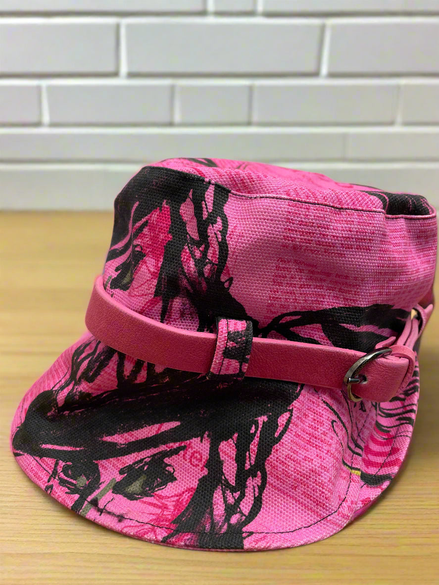 Galliano Gazette Print Hat