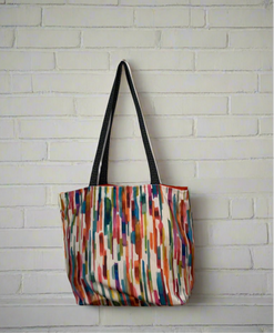 Candy Rain Cotton Tote Bag