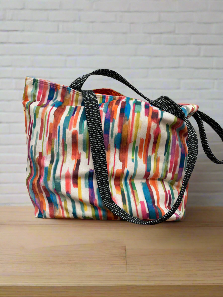 Candy Rain Cotton Tote Bag