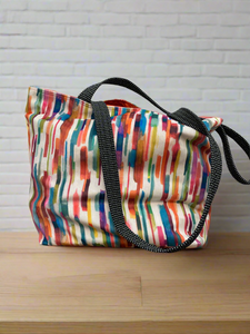 Candy Rain Cotton Tote Bag