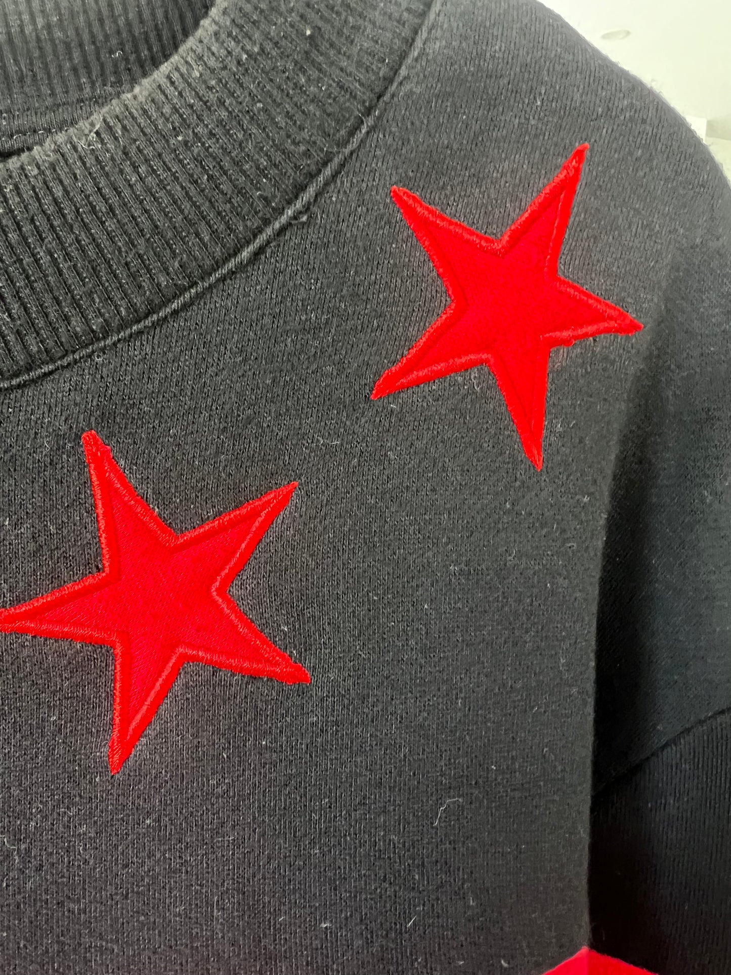 Givenchy Stars And Stripes Red/black Sweatshirt