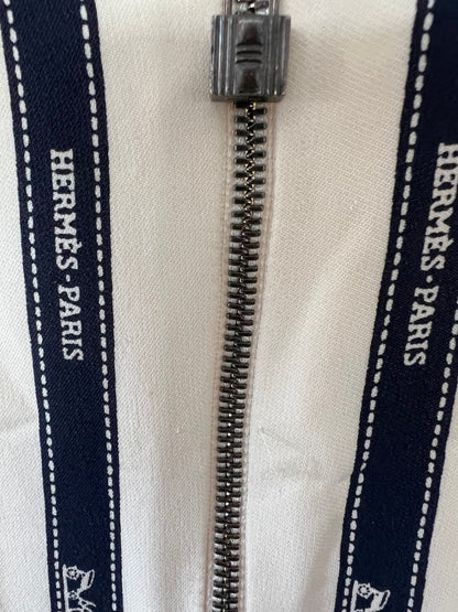 Hermes Silk Cropped Jacket