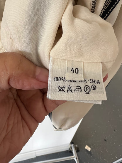 Hermes Silk Cropped Jacket