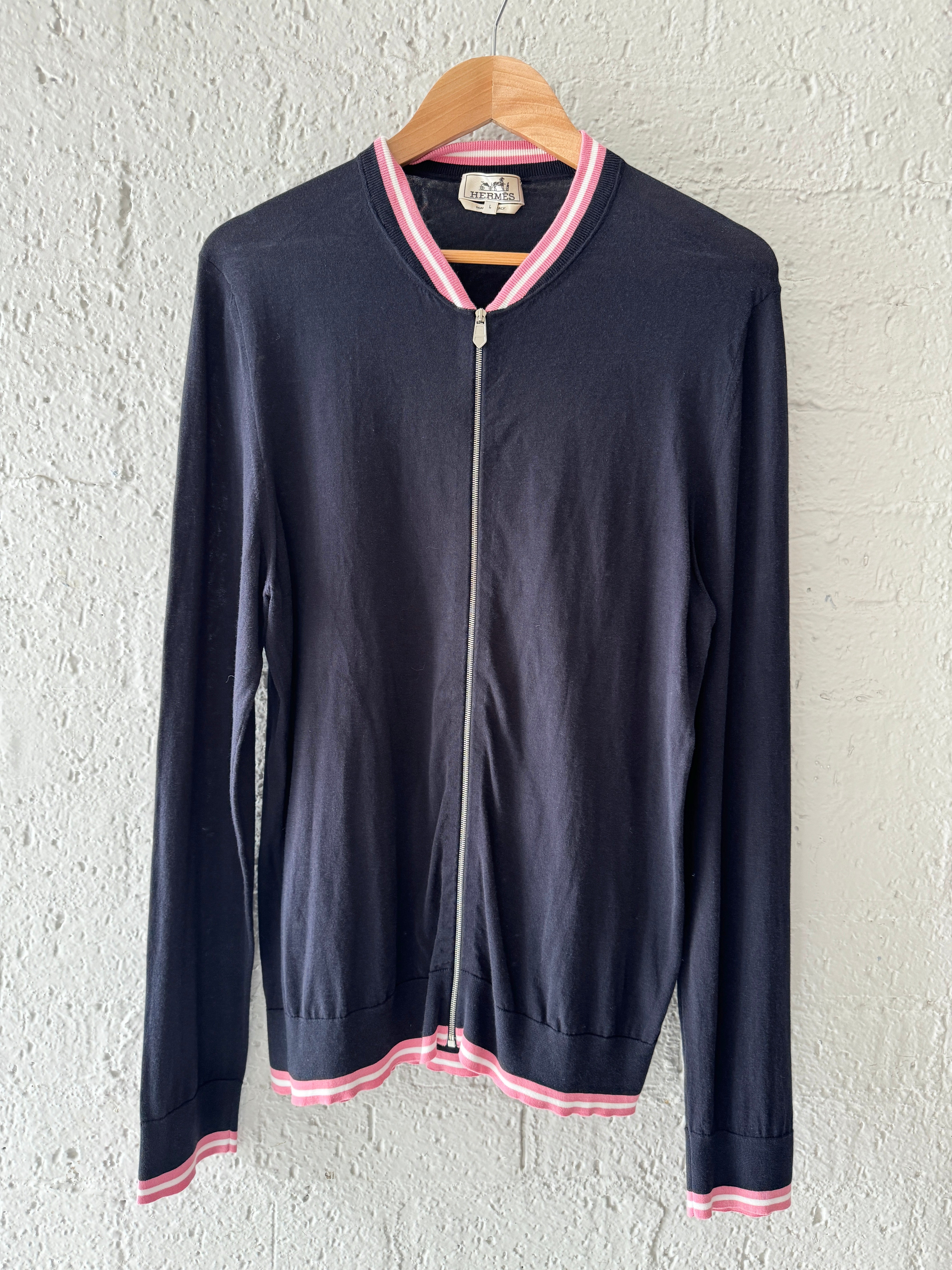Hermés Zip Up Knit