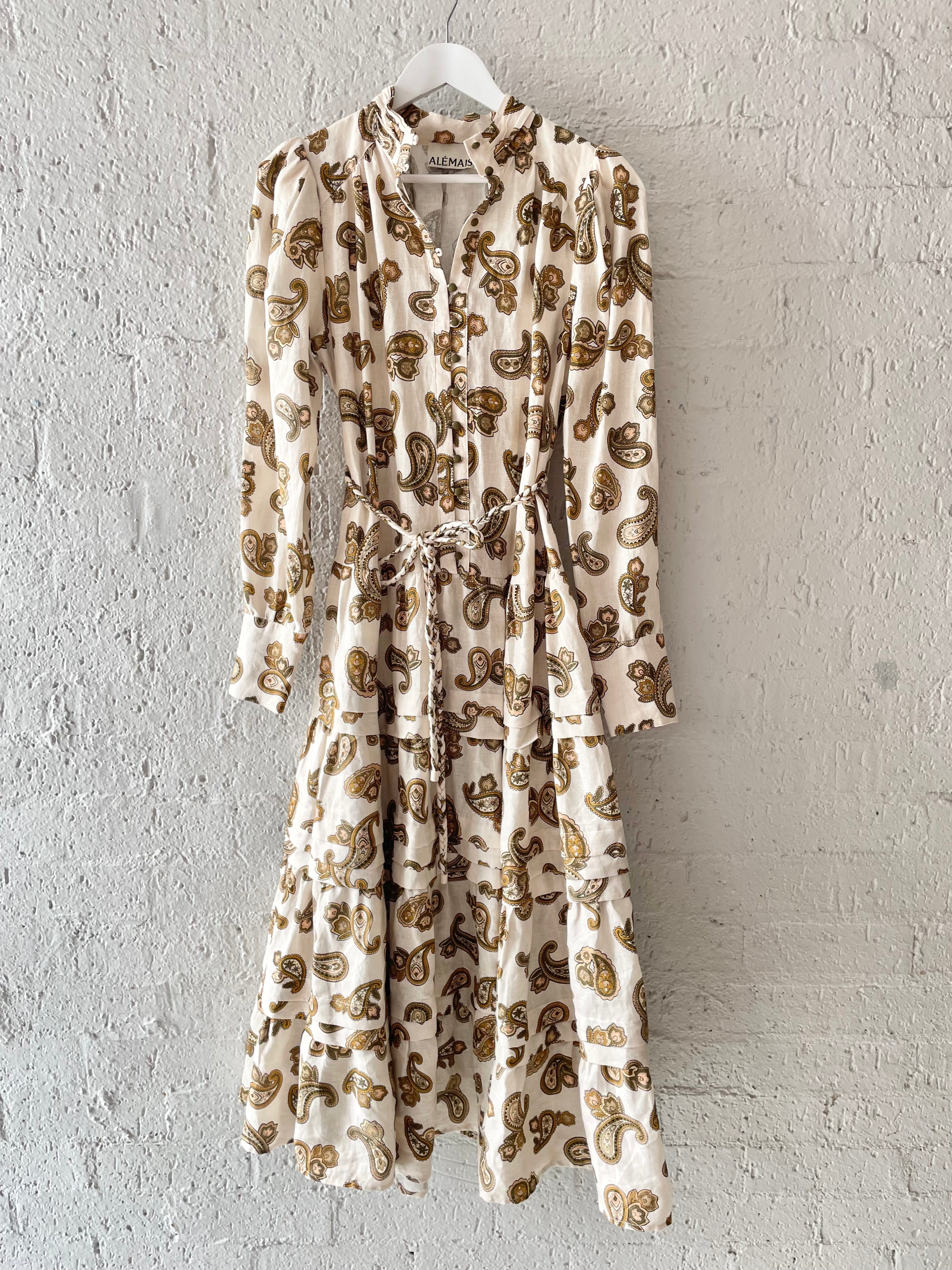 Alémais Paisley Dress
