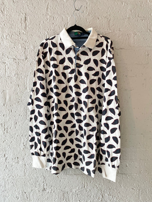 Vintage long sleeve polo shirt