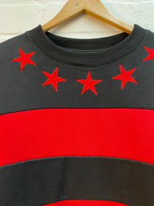 Givenchy Stars And Stripes Red/black Sweatshirt