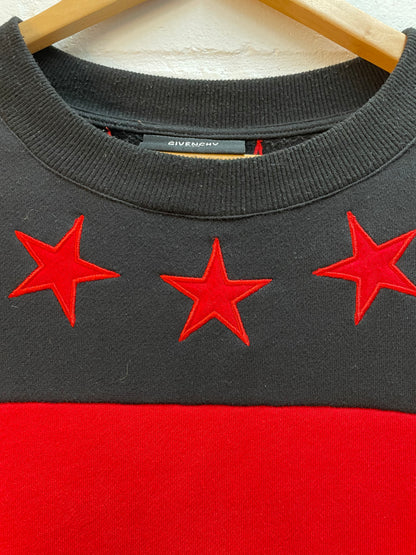Givenchy Stars And Stripes Red/black Sweatshirt