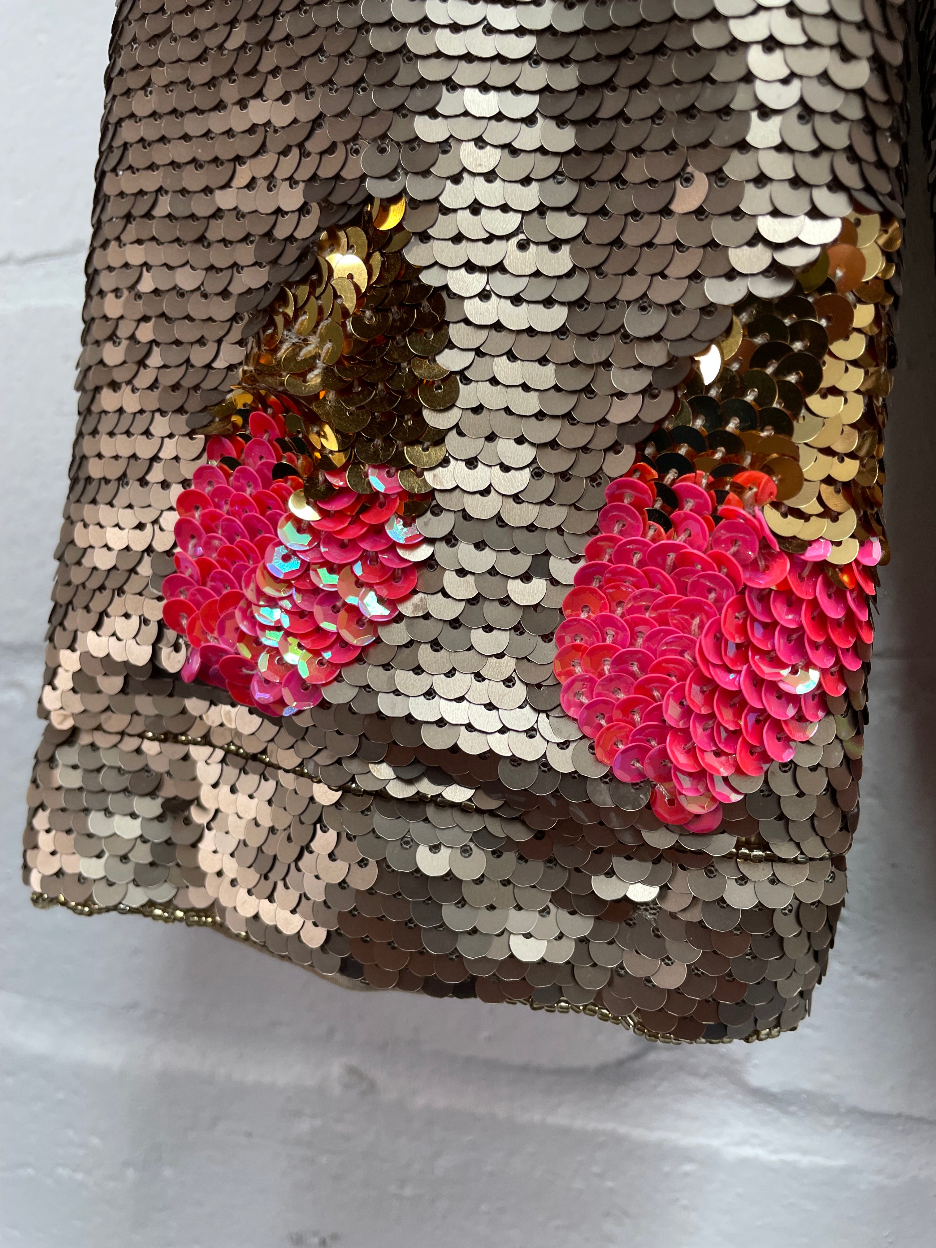 Chasing Unicorns Lights My Fire Gold Sequin Jacket