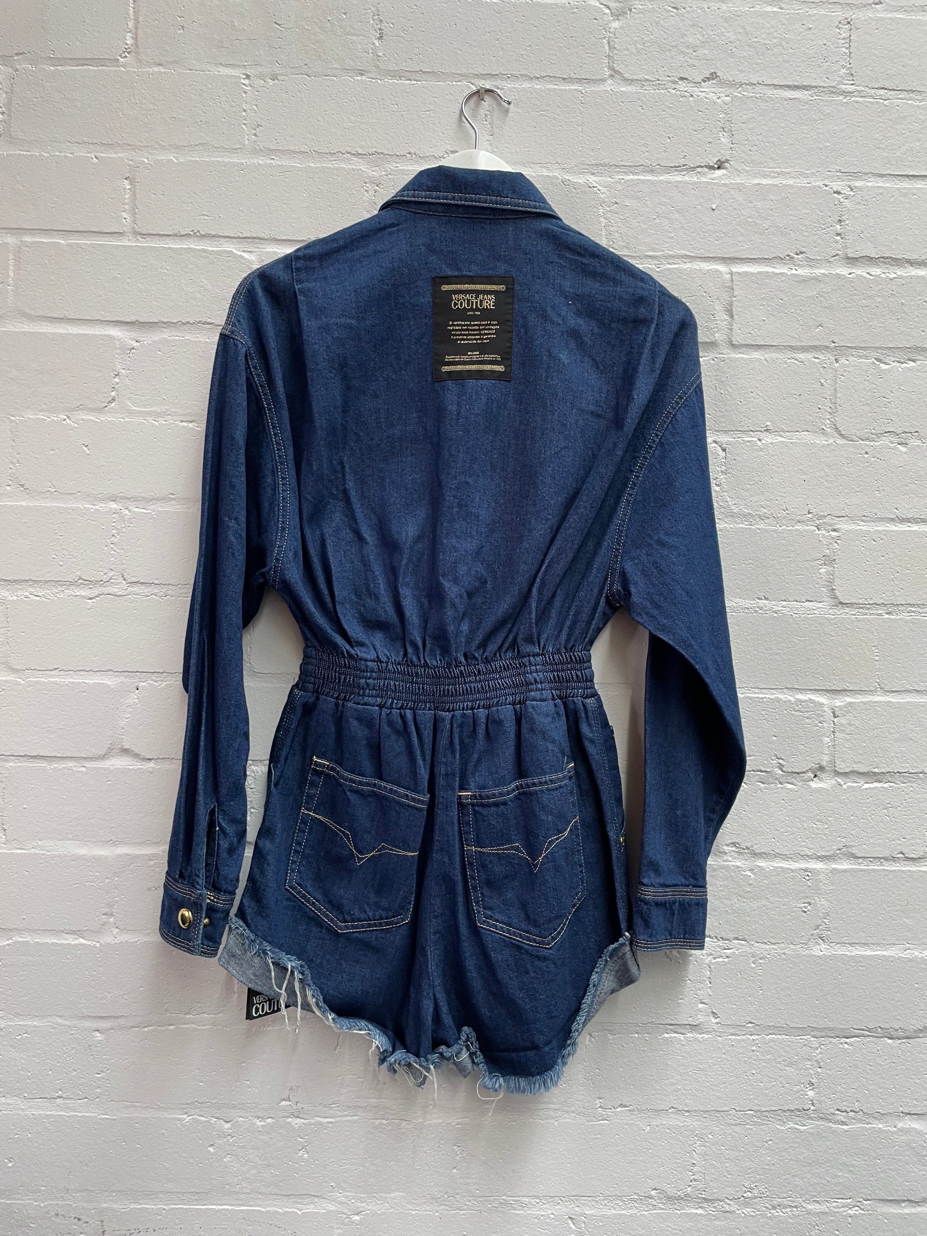 Versace Jeans Couture Denim Romper