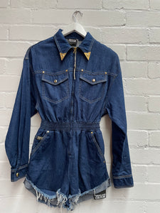 Versace Jeans Couture Denim Romper