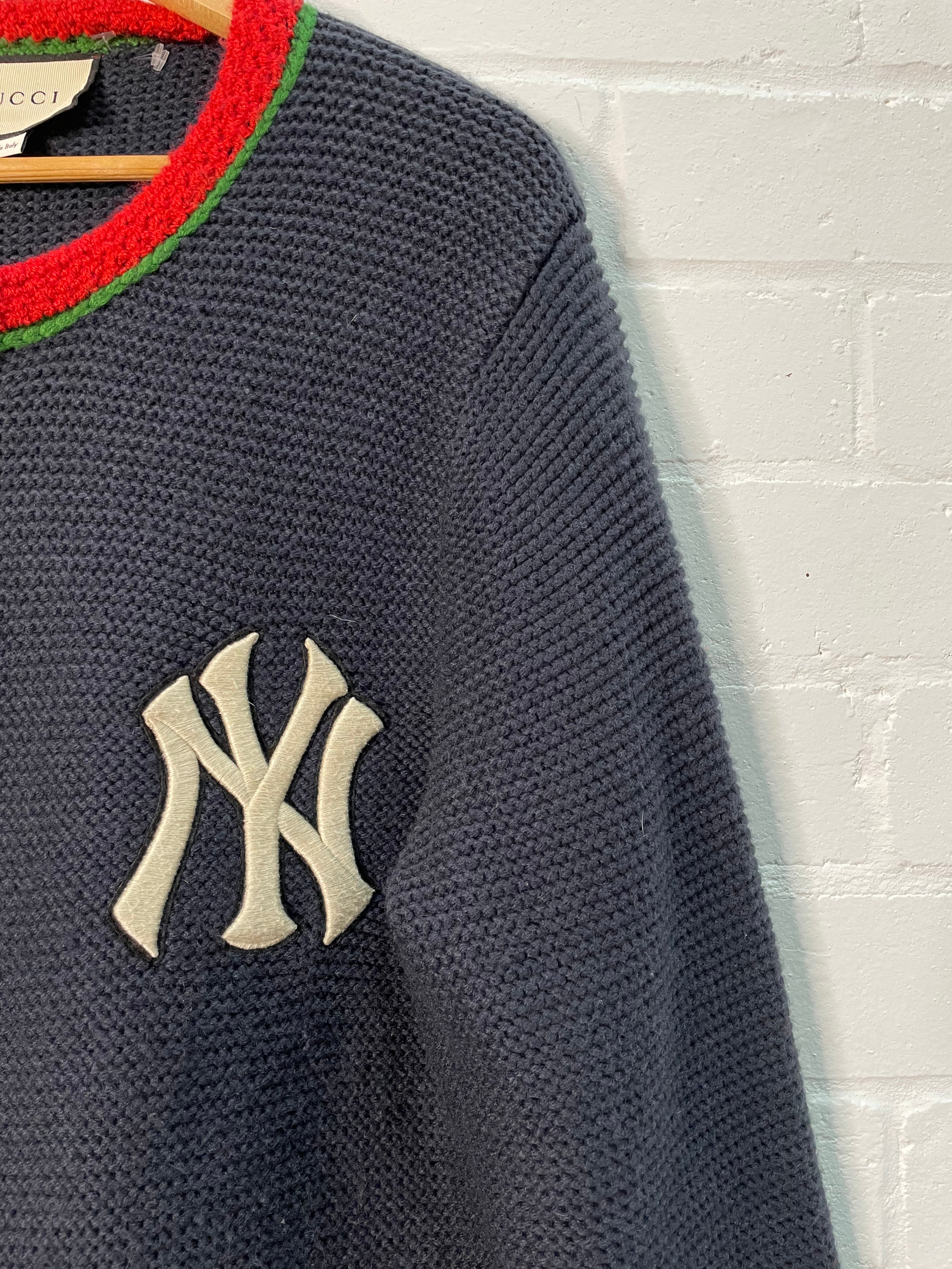 Gucci Yankees Wool Blend Cardigan