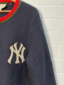 Gucci Yankees Wool Blend Cardigan