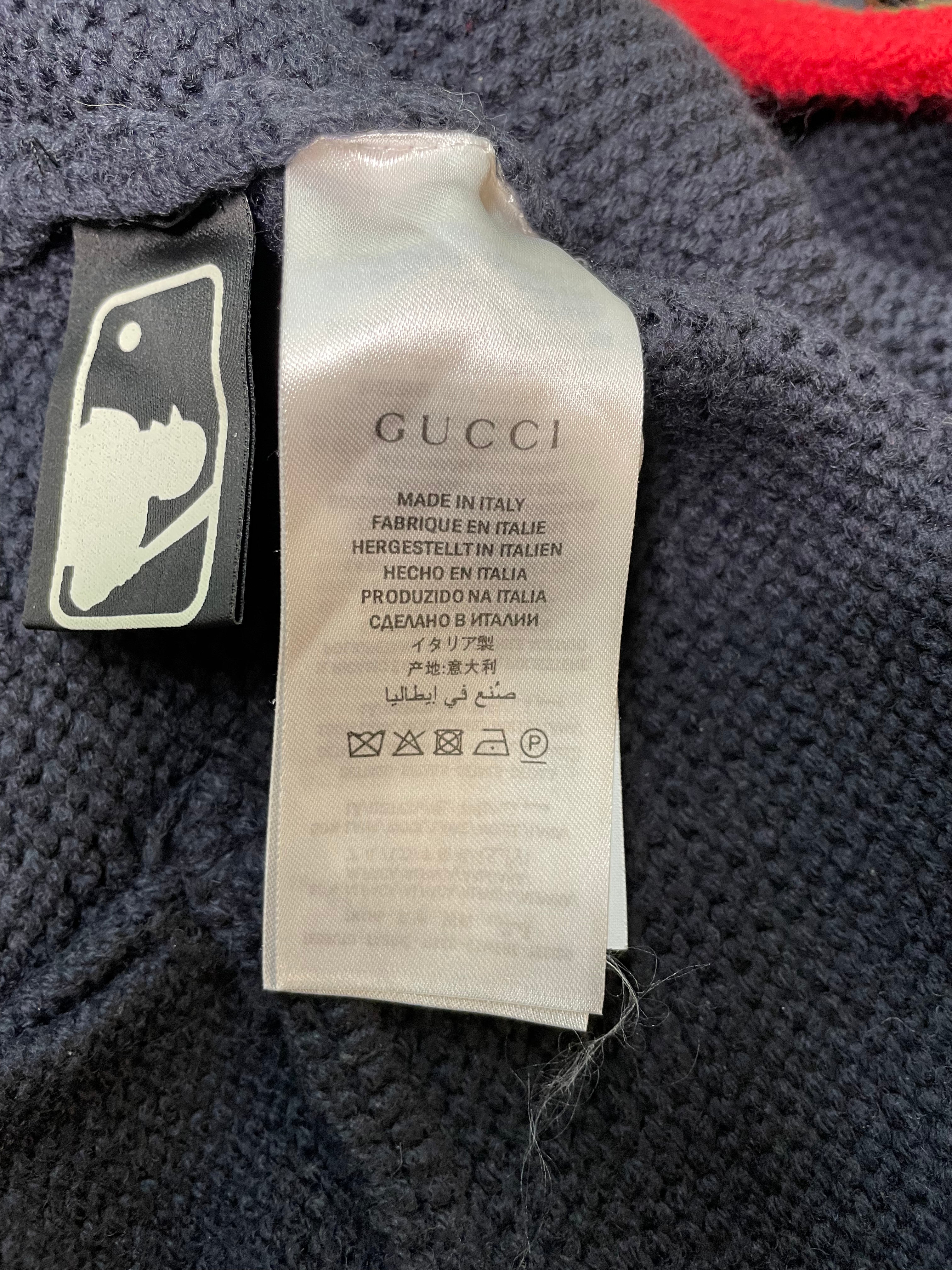 Gucci Yankees Wool Blend Cardigan