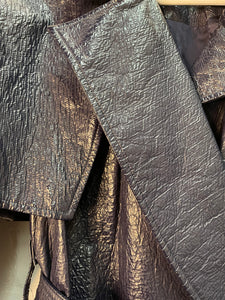 Christopher Esber Rippled Faux Leather Trench Coat
