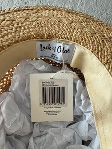 Lack of Colour Straw Hat (BNWT)